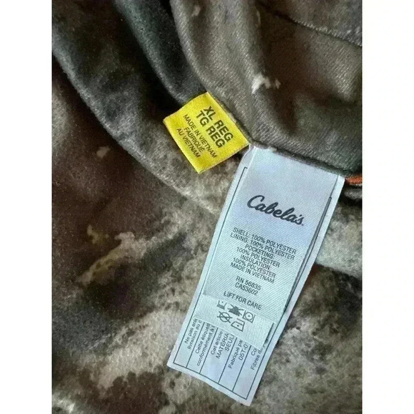 Youth CABELA'S camouflage Reversible Jacket Size XL - Picture 6 of 6